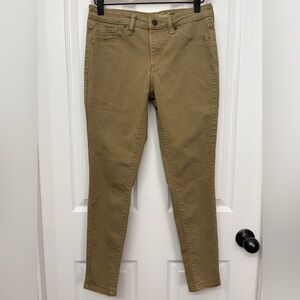 Khaki Neutral High-Rise Jeggings | Universal Thread Size 2/26S